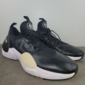 NIKE Huarache E.D.G.E. Black White AV3598-001 Shoes Men's Size 14